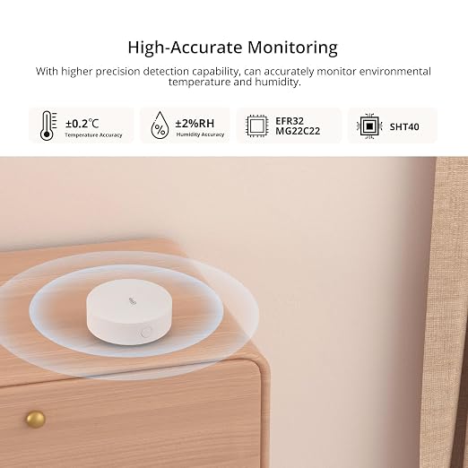 SONOFF SNZB-02P Zigbee Indoor Temperature Humidity Sensor, Thermometer - Image 4