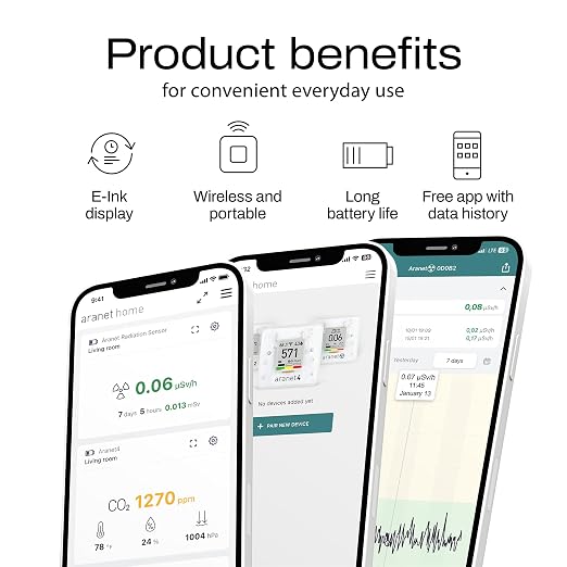 Aranet4 Home: Wireless Indoor Air Quality Monitor - Image 4