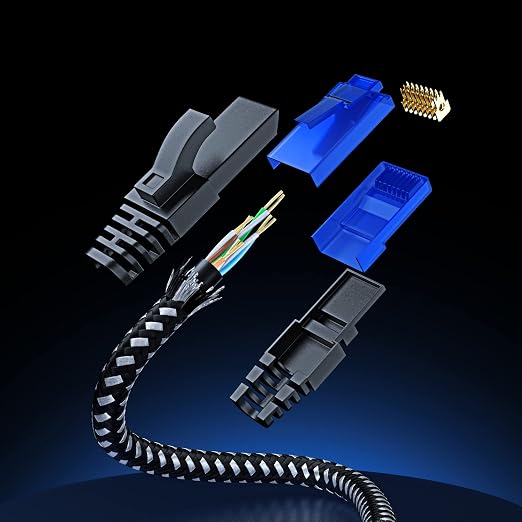 Maximm Cat 6 Ethernet Cable 10 ft, Braided Network Cable Cat6 - Image 7