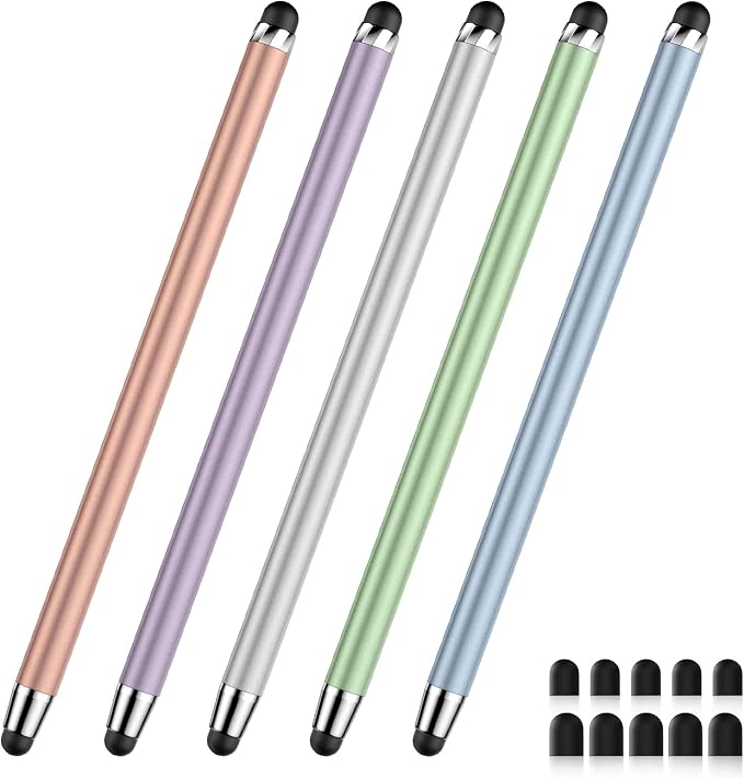 Stylus Pen for Touchscreen, 2-in-1 High Sensitivity & Accuracy | Rubber tip by DAXINGXING