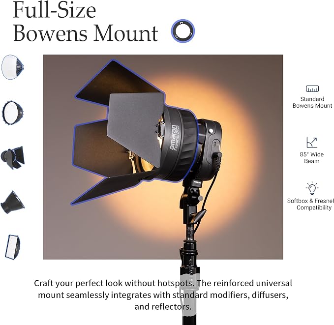 Amaran Halo 100x Bi-Color LED Monolight, 100W 2, 700 to 6, 500K Continuous - Image 7