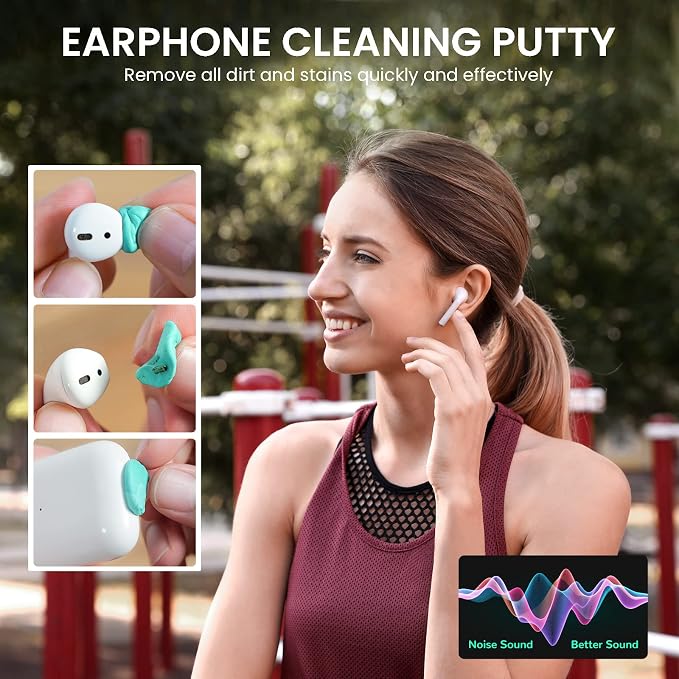 MUIIGOOD Airpods Cleaner Kit 221 Pcs Earbud Cleaning Putty Remove Ear Wax Phone - Image 4