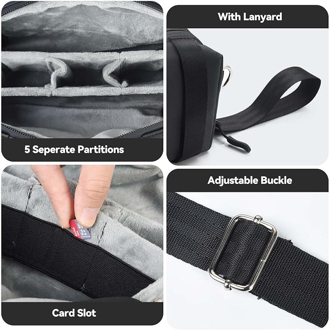 UTEBIT Carrying Bag for DJI Osmo Pocket 3, Portable Storage Carry Case Large - Image 6