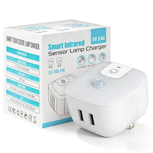 Motion Sensor Switch, Plug in Sensor Light Control Switch, Featuring Human Body by DEKELIY
