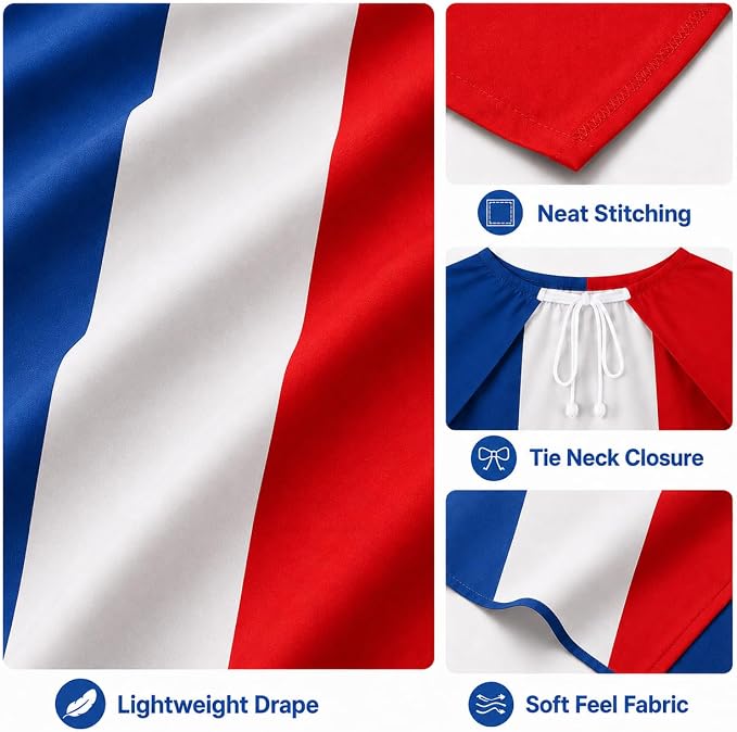 Flag Cape, Wearable Flag Costume, Be Suitable - Image 4
