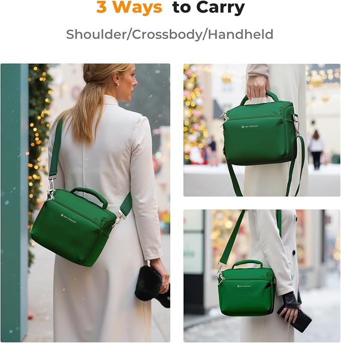 K&F CONCEPT Camera Sling Bag Small Crossbody Camera Case DSLR/SLR/Cute Compact - Image 5
