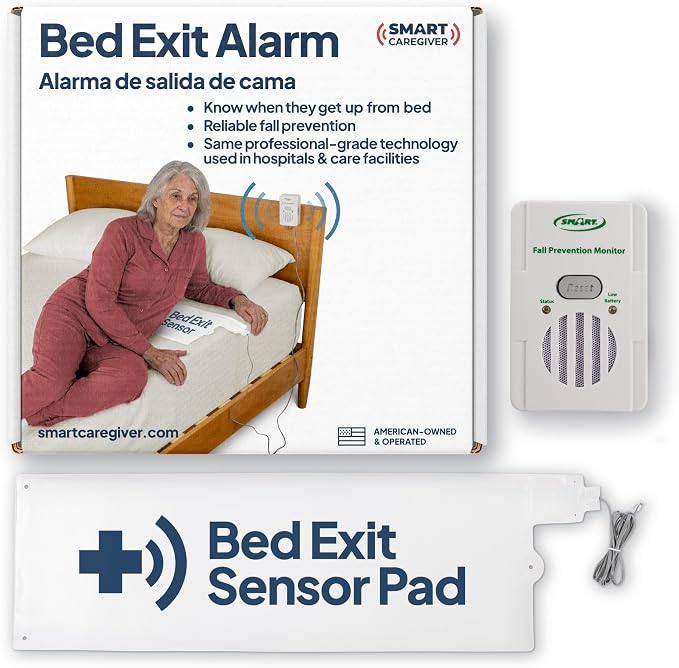 Smart Caregiver Bed Alarm for Elderly Adults – Fall Prevention System by SmartCaregiver