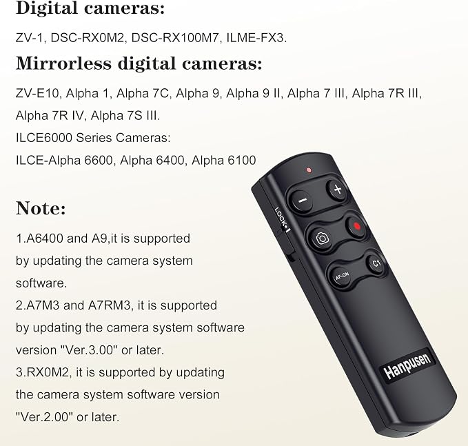 for Sony Wireless Camera Remote Control Shutter Release Compatible - Image 5