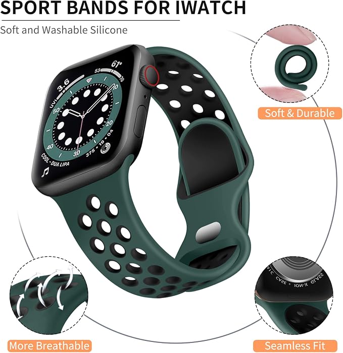 Lerobo Compatible with Apple Watch Band 40mm SE 38mm Series 11 10 42mm Series 9 - Image 2