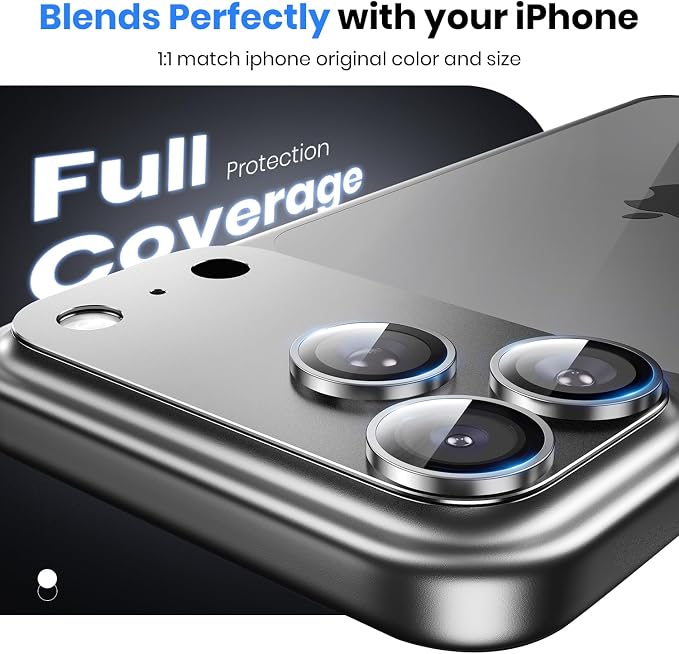 Hoerrye for iPhone 17 Pro Max Camera Lens Protector - Image 3