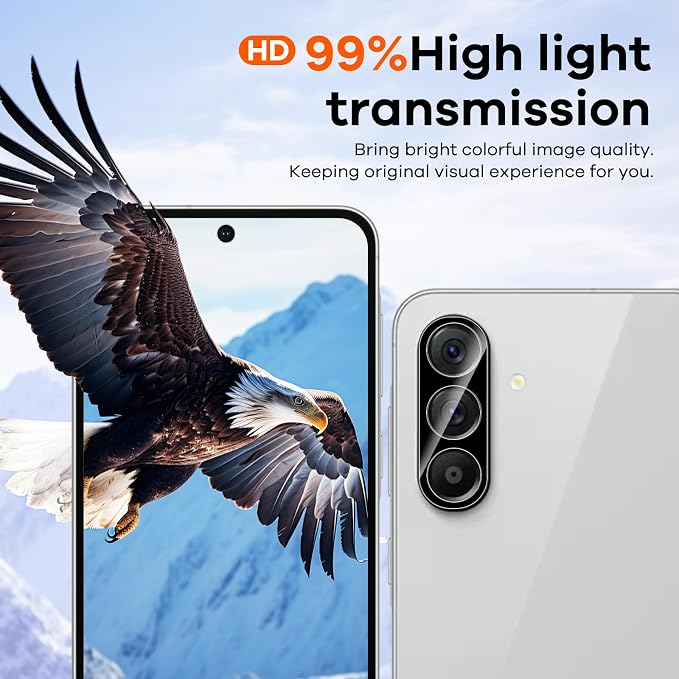 3+3 Pack for Samsung Galaxy A36 5G Privacy Screen Protector & Phone Camera Lens - Image 7