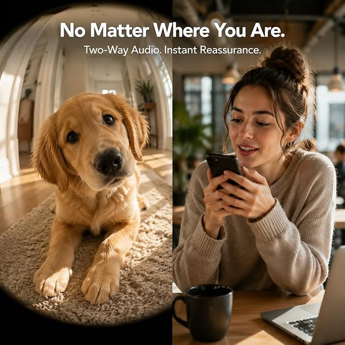 2K 5G Indoor Security Camera for Home, No Subscription AI Baby Monitor - Image 3