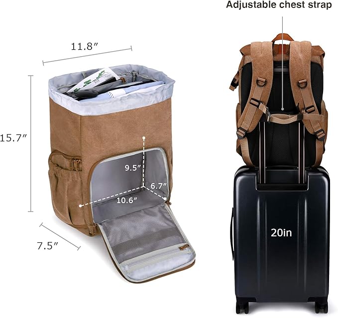 BAGSMART Camera Backpack, DSLR Camera Bag Backpacks - Image 5