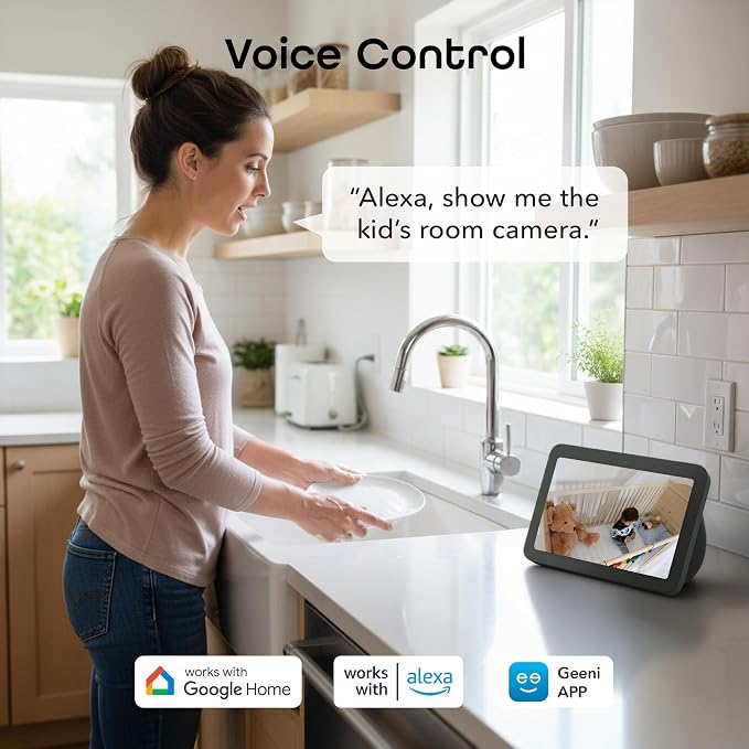 Geeni Scope Ultra 2K 360° Smart Indoor Camera, 1440p HD Auto-Tracking, Dual - Image 7