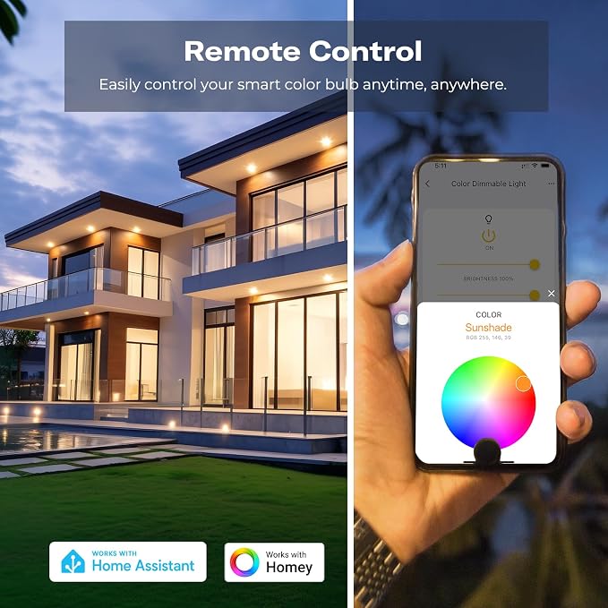 THIRDREALITY Smart Color Bulb ZL1, Zigbee hub Required, Compatible - Image 3