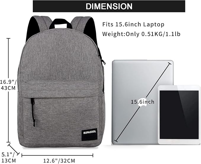 SUPACOOL Casual Laptop Backpack - Image 4