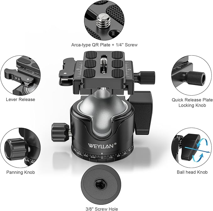 WEYLLAN EH46L Lever Ball Head - Image 3