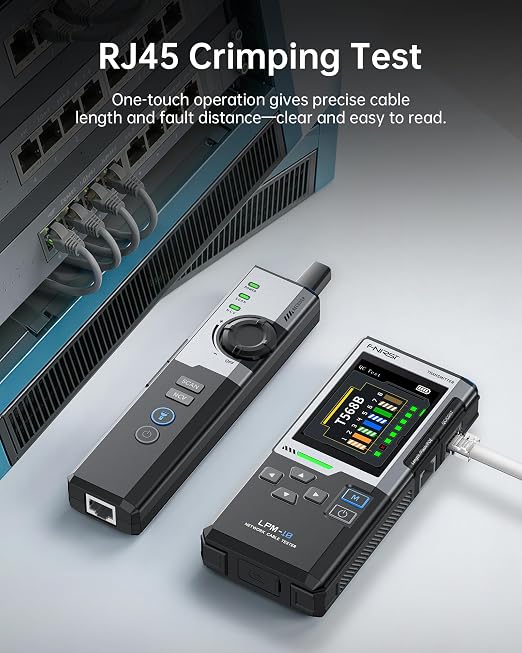 FNIRSI LPM-10A Ethernet Tester, Network Cable Tester Kit - Image 7