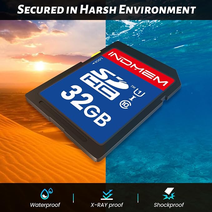 SD Card 32GB, High Speed Full HD Video Recording Secure Digital Cards - Image 4