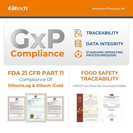Elitech Bluetooth Temperature Humidity Data Logger FDA Standards, - Image 9