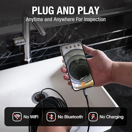 Teslong 50FT USB-C Borescope Inspection Camera - Image 6