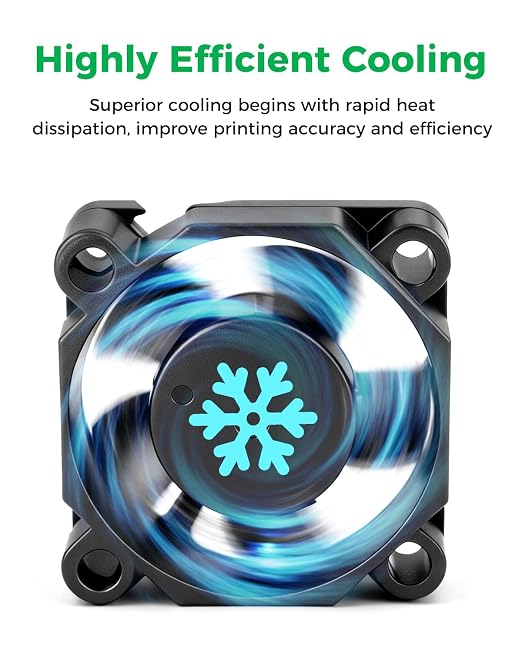 Creality Official K2 Plus Heatbreak Fan, 24V Throat Cooling Fan - Image 4