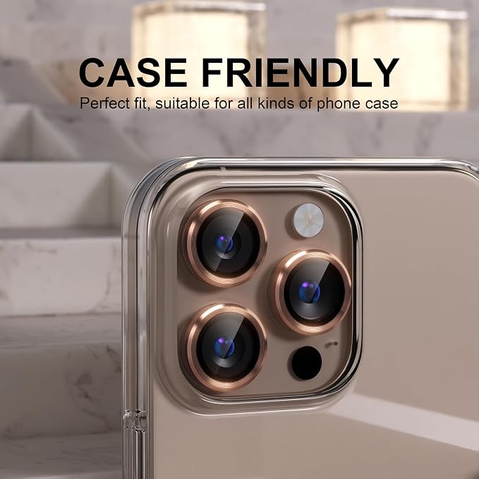 Choiche Compatible for iPhone 16 Pro/iPhone 16 Pro Max Camera Lens Protector - Image 4