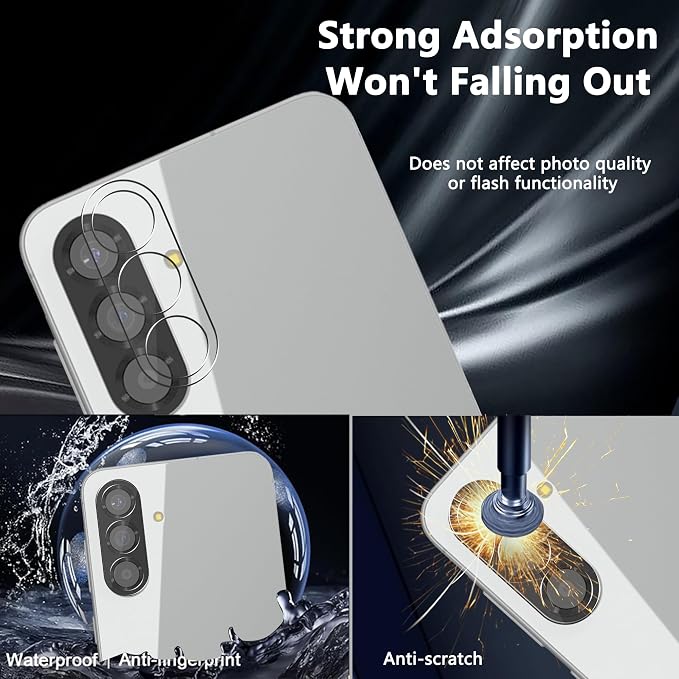 Privacy Screen Protector for Samsung Galaxy A56, 1+2 Pack TPU Anti-Spy Film - Image 7