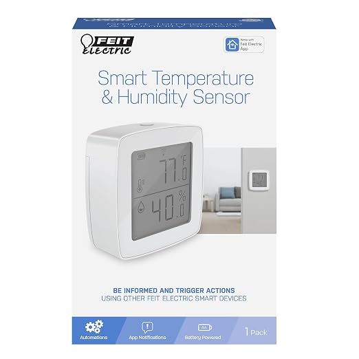 Feit Electric Smart Indoor WiFi Temperature and Humidity Sensor by FeitElectricCompany