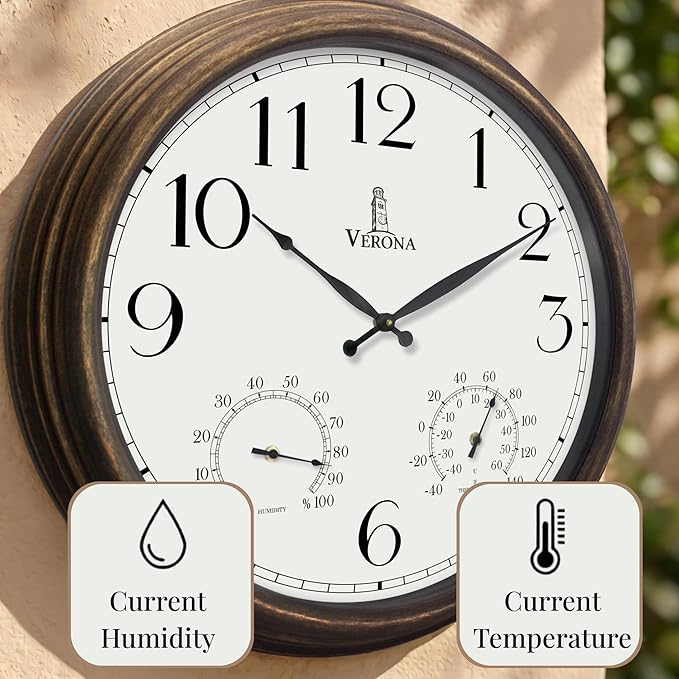 Outdoor Clocks for Patio Large Waterproof - Image 5