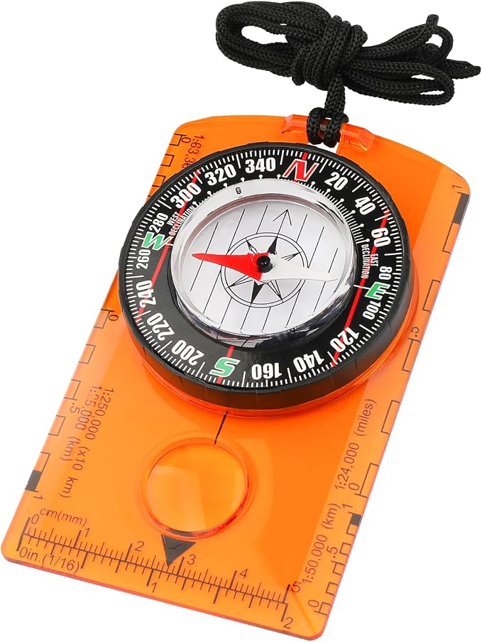 Compass Hiking Survival, Wilderness Survival Compass by HaiKe