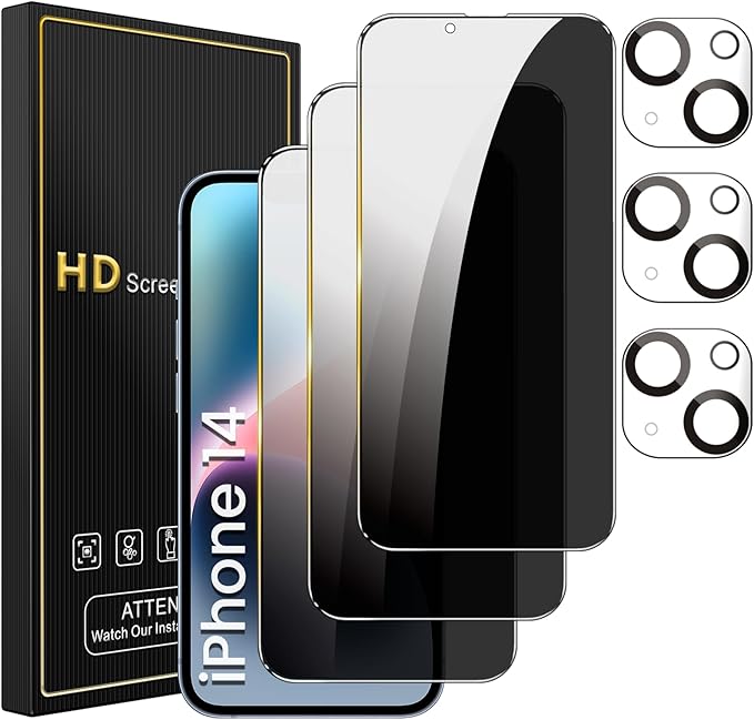 Romkasi 3 Pack Privacy Screen Protector by Unknown