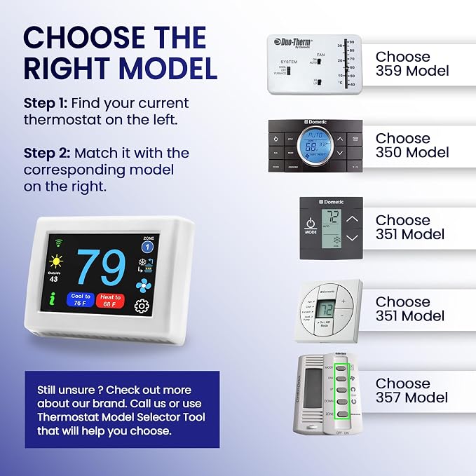 MICRO-AIR EasyTouch Digital RV Thermostat Replacement - Image 2