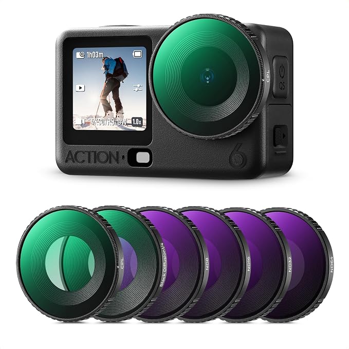 K&F CONCEPT 6Pack HD Filter Kit Compatible by KFCONCEPT