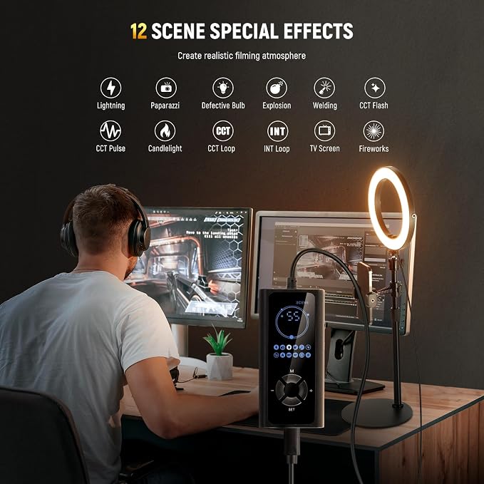 NEEWER 12" 24W High Power Desk Ring Light - Image 4