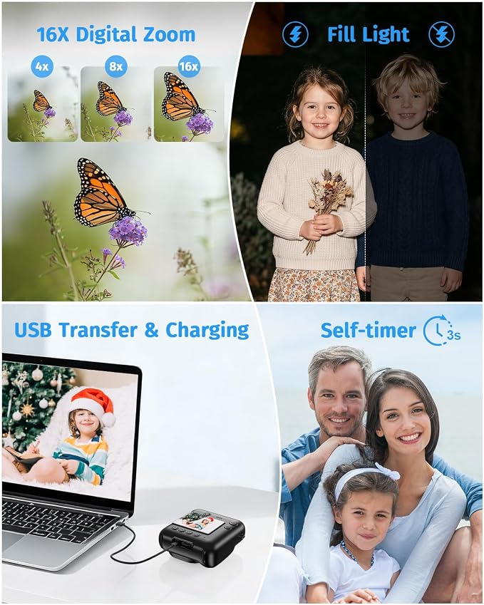 Instant Camera, 1080P Kids Camera - Image 6