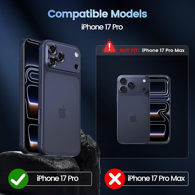 CACOE Camera Lens Protector for iPhone 17 Pro - Image 7