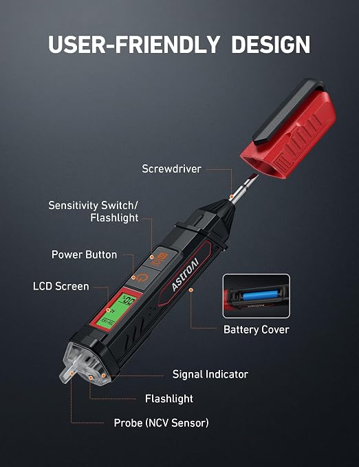 AstroAI VTS1000H Voltage Tester - Image 8