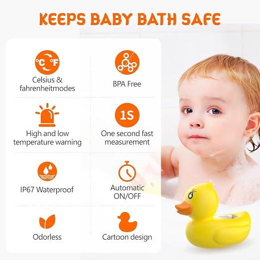 Baby Bath Thermometer, Digital Water Temperature Thermometers - Image 6
