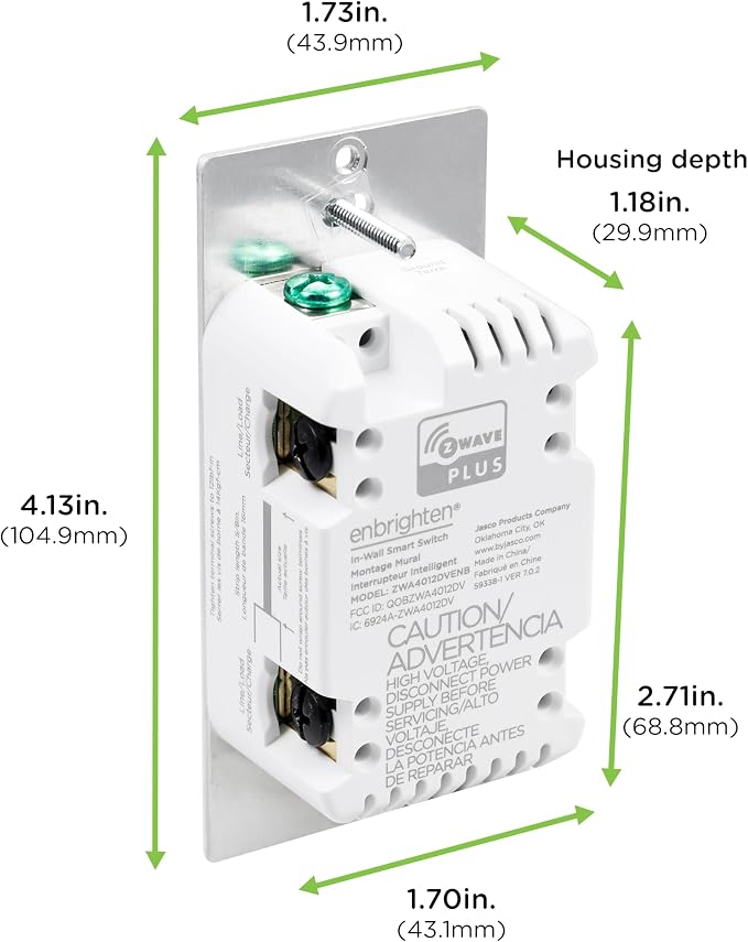 Enbrighten Z-Wave Plus Smart Switch - Image 6