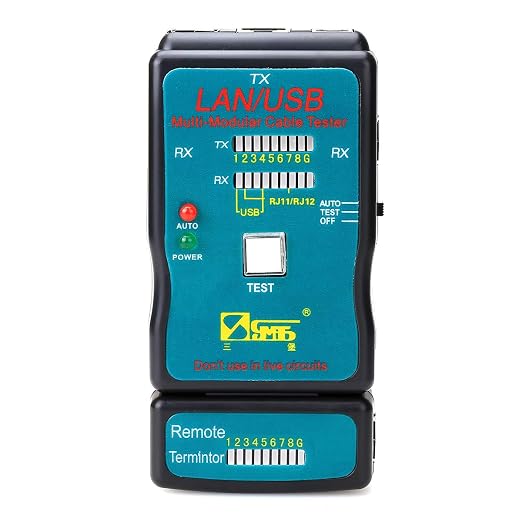 Multi-Modular Network Cable Tester CT-168 LAN/USB Ethernet Cable Telephone Cord by ANPTAIKE