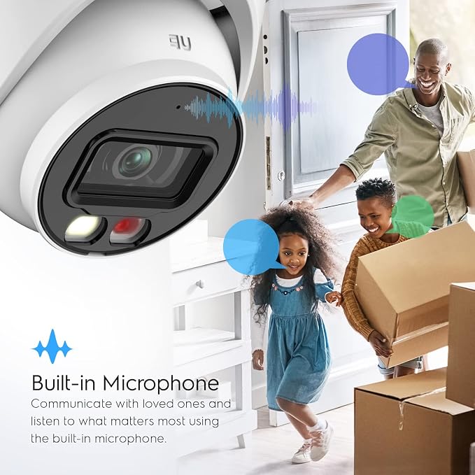 Amcrest 5MP AI Turret IP PoE Camera w/ 49ft Nightvision, Security IP Camera - Image 6