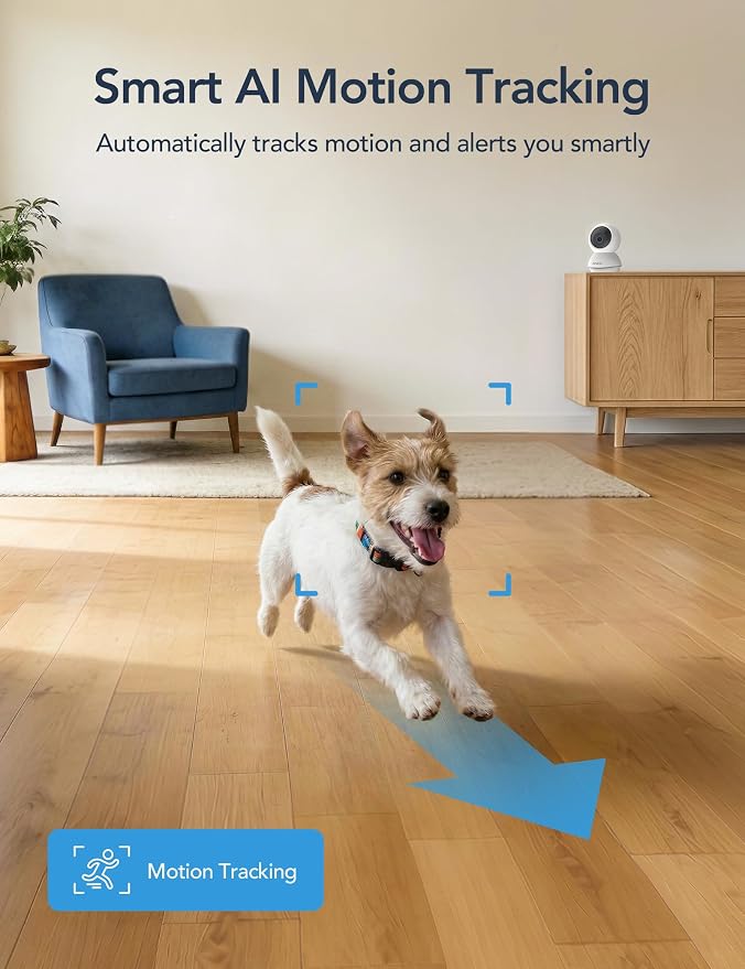GNCC 2K Cameras for Home Security-2.4/5Ghz WiFi Indoor Camera - Image 9