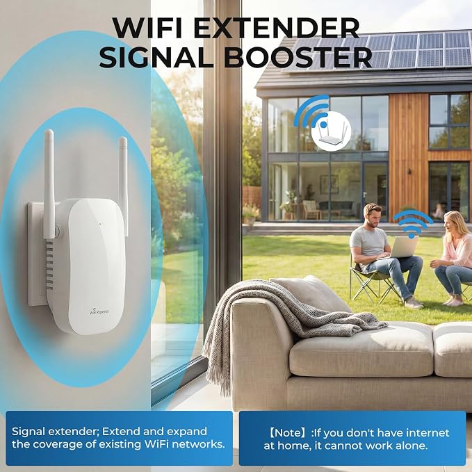 AC1200 WiFi Extender Signal Booster - Image 2
