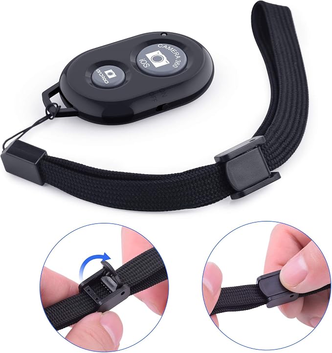 Wireless Camera Remote Shutter for Smartphones, zttopo Wireless Phone Camera - Image 5