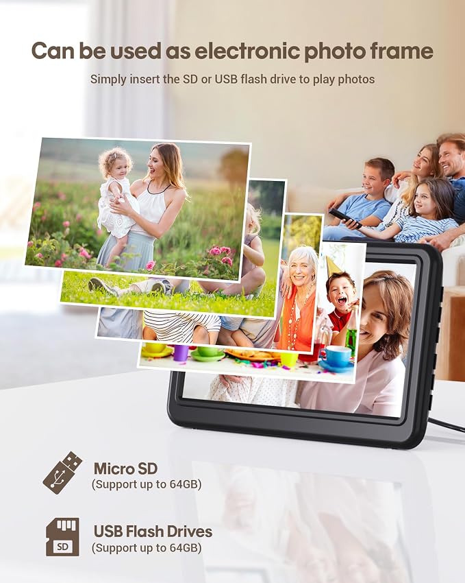 Clock with Day and Date for Elderly, Dimmable Dementia Alzheimers Clocks for - Image 7