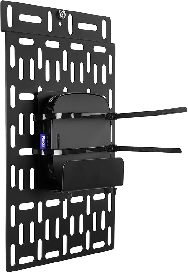 Mount-It! Cable Box Mount Behind TV | Adjustable Universal Mounting Bracket - Image 6