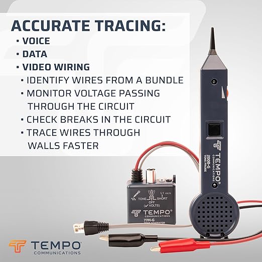 TEMPO 601K-G Standard Wire Tracer Electrical, Tone Generator and Probe Kit - Image 3