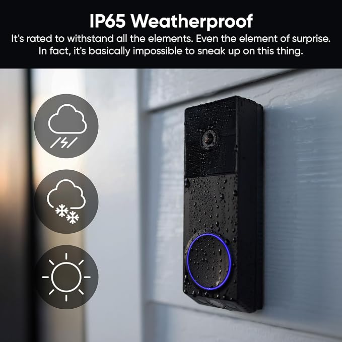 WYZE Wireless Duo Cam Video Doorbell, Battery Powered, 2K Full HD Video - Image 10