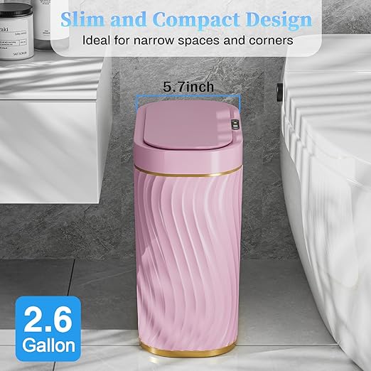 steo spce Bathroom Small Trash Can - Image 3